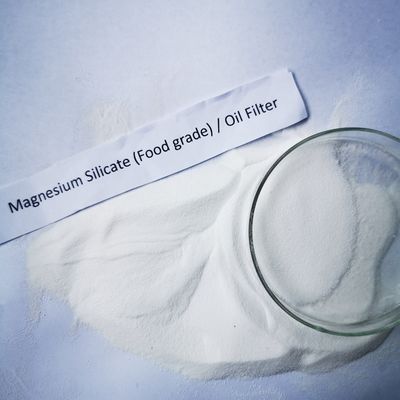 جاذب سیلیکات منیزیم پودر فیلتر روغن درجه مواد غذایی CAS 1343-88-0